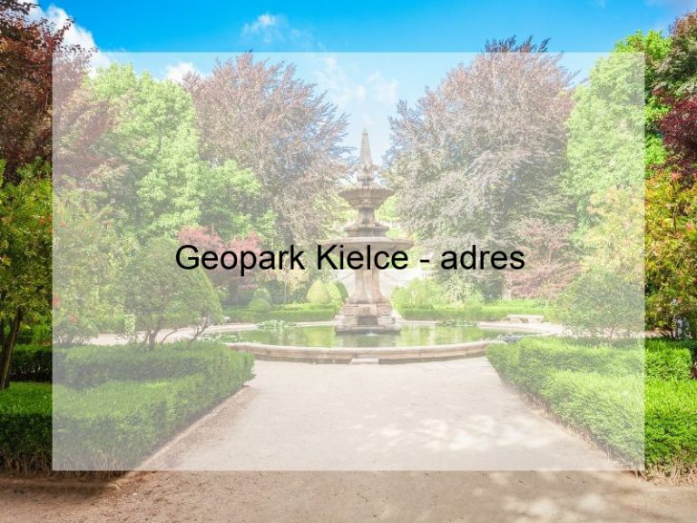 Geopark Kielce - adres