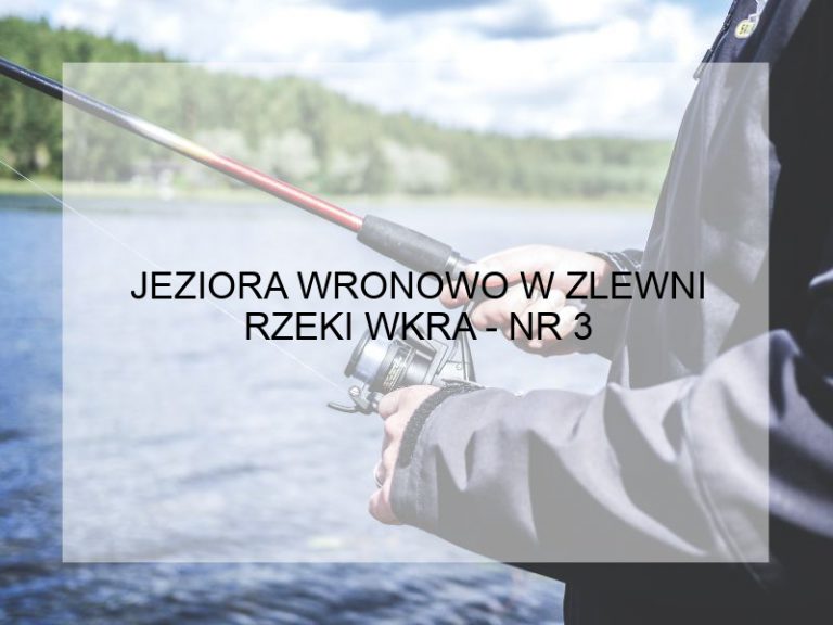JEZIORA WRONOWO W ZLEWNI RZEKI WKRA - NR 3