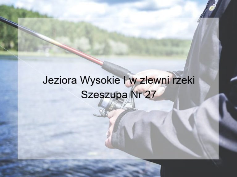 Jeziora Wysokie I w zlewni rzeki Szeszupa Nr 27