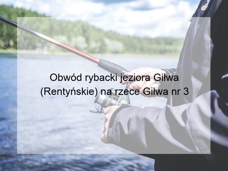 Obwód rybacki jeziora Giłwa (Rentyńskie) na rzece Giłwa nr 3